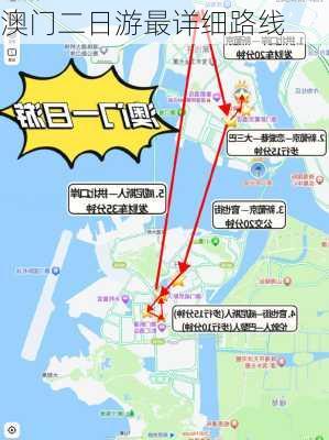 澳门二日游最详细路线