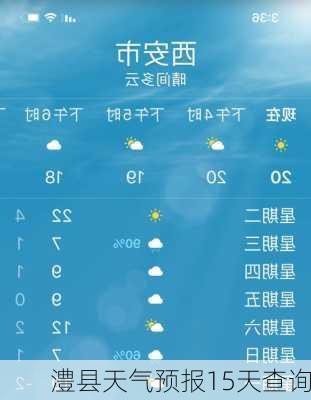 澧县天气预报15天查询