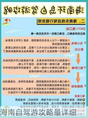 海南自驾游攻略最详细