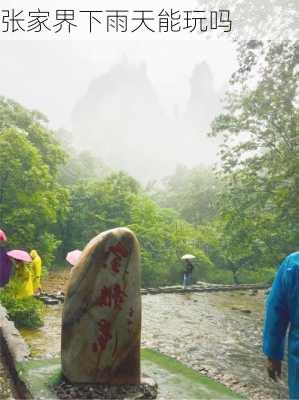 张家界下雨天能玩吗