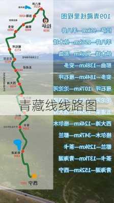 青藏线线路图