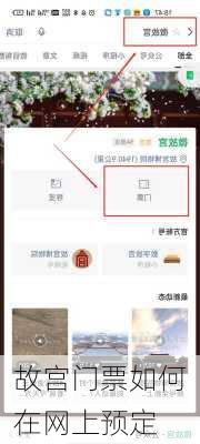 故宫门票如何在网上预定