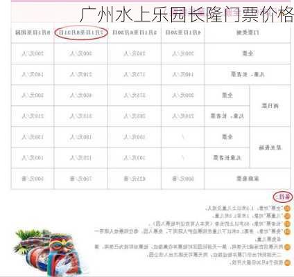 广州水上乐园长隆门票价格