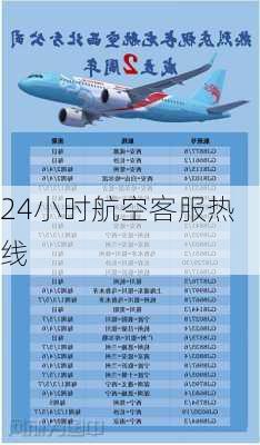 24小时航空客服热线