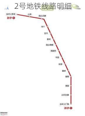 2号地铁线路明细