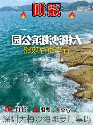 深圳大梅沙海滩要门票吗