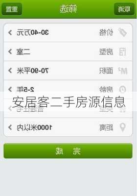 安居客二手房源信息