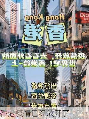 香港疫情已经放开了