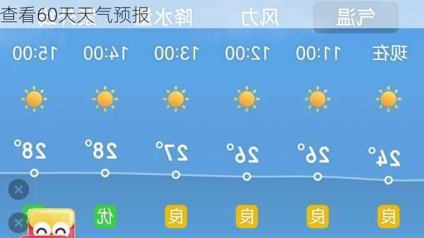 查看60天天气预报