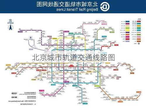 北京城市轨道交通线路图