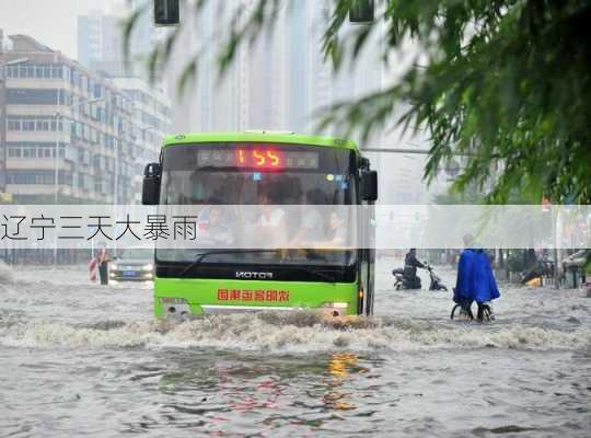 辽宁三天大暴雨