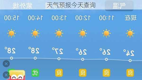 天气预报今天查询