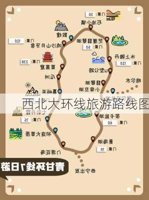 西北大环线旅游路线图