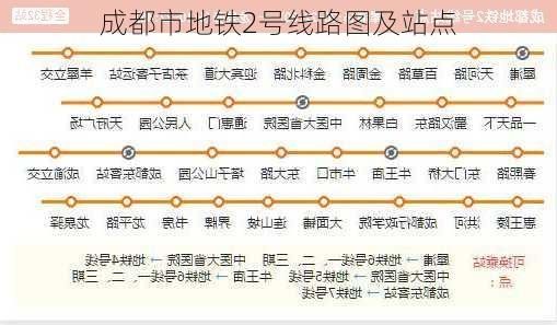 成都市地铁2号线路图及站点