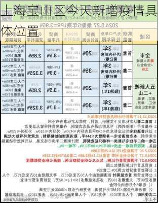 上海宝山区今天新增疫情具体位置