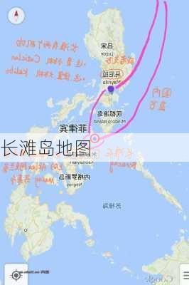 长滩岛地图