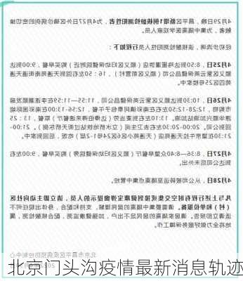 北京门头沟疫情最新消息轨迹