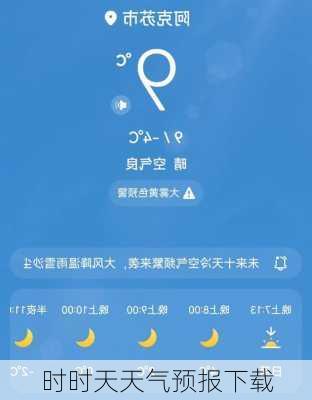 时时天天气预报下载