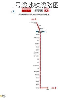 1号线地铁线路图