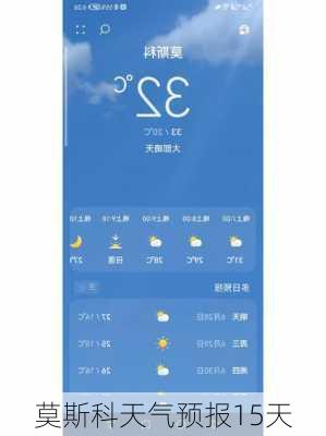 莫斯科天气预报15天