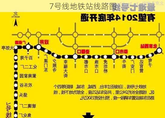 7号线地铁站线路图