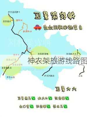 神农架旅游线路图