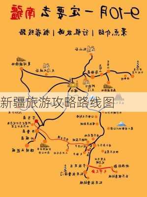 新疆旅游攻略路线图