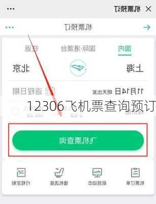 12306飞机票查询预订