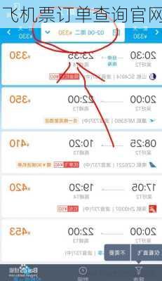 飞机票订单查询官网
