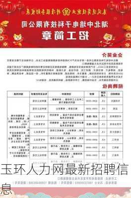 玉环人力网最新招聘信息