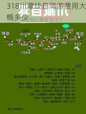 318川藏线自驾游费用大概多少