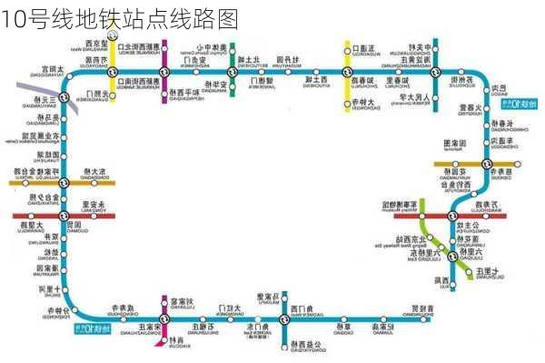 10号线地铁站点线路图