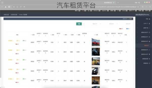 汽车租赁平台