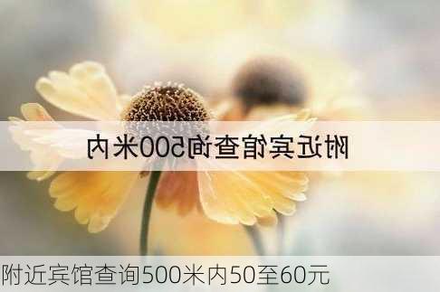 附近宾馆查询500米内50至60元