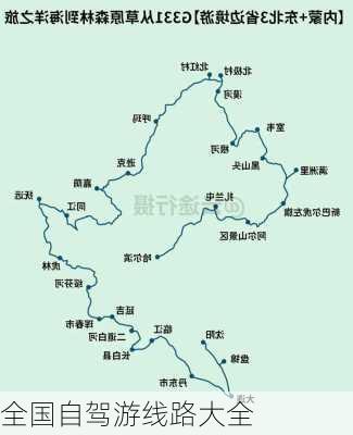 全国自驾游线路大全