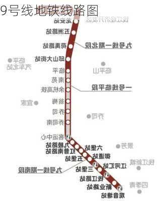 9号线地铁线路图