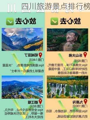 四川旅游景点排行榜