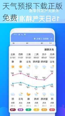 天气预报下载正版免费