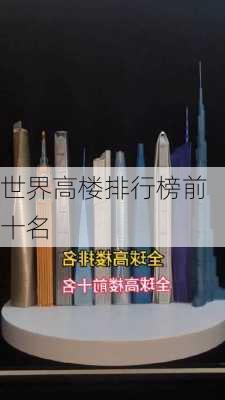 世界高楼排行榜前十名