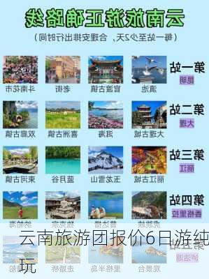 云南旅游团报价6日游纯玩