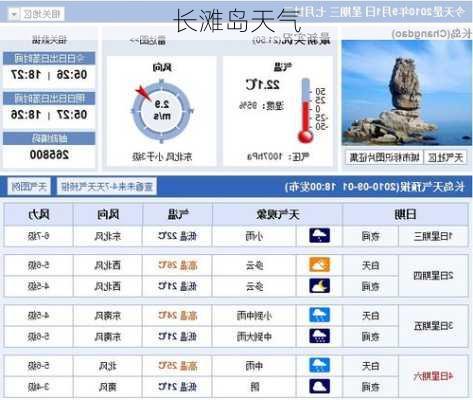 长滩岛天气