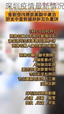 深圳疫情最新情况