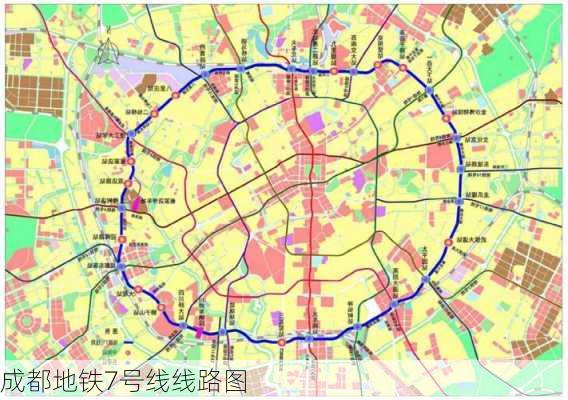 成都地铁7号线线路图