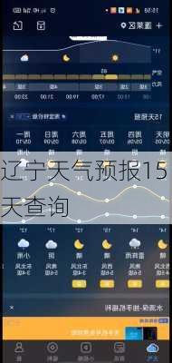 辽宁天气预报15天查询