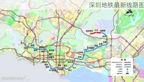 深圳地铁最新线路图