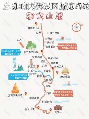 乐山大佛景区游览路线