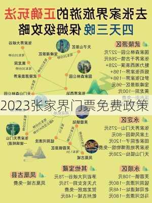 2023张家界门票免费政策