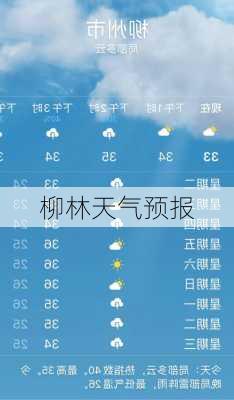 柳林天气预报