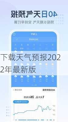 下载天气预报2022年最新版