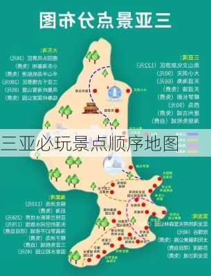 三亚必玩景点顺序地图